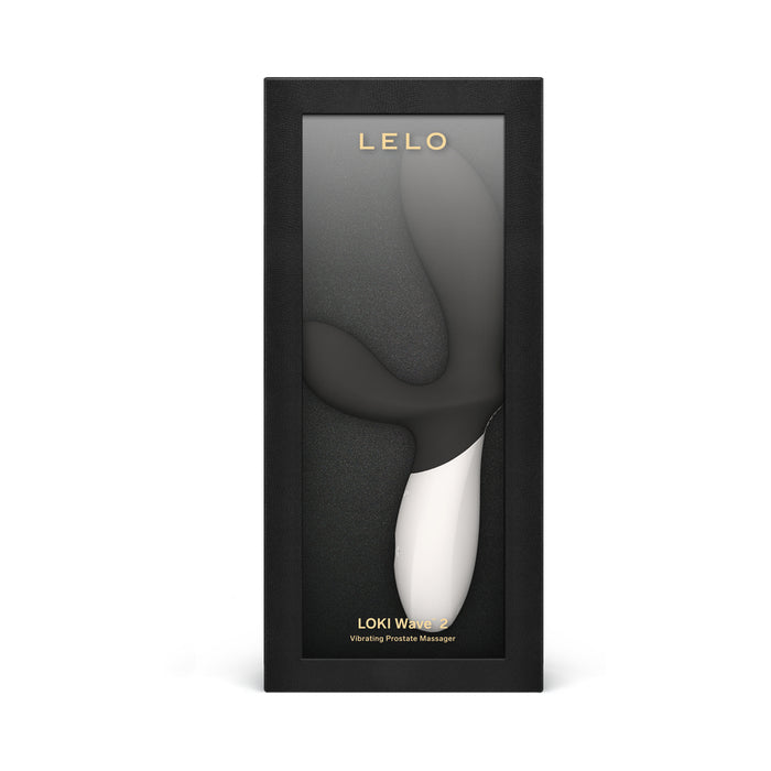 LELO LOKI Wave 2 Rechargeable Silicone Dual Stimulation Prostate Vibrator Black