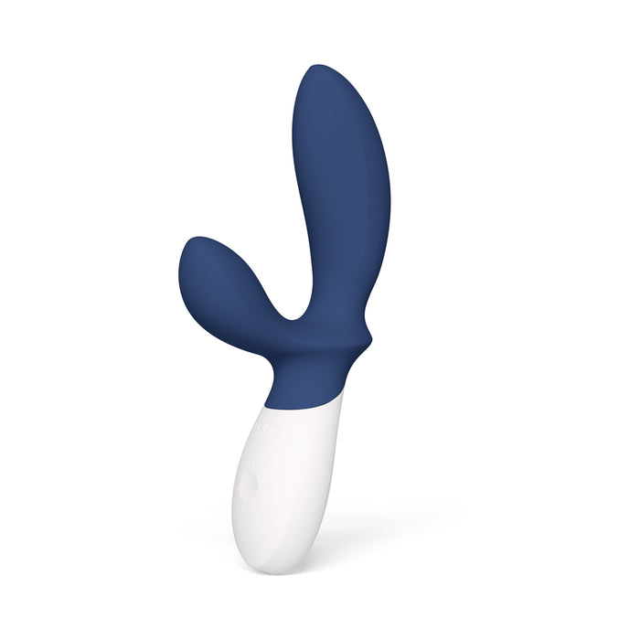 Lelo Loki Wave 2 Rechargeable Silicone Dual Stimulation Prostate Vibrator Base Blue