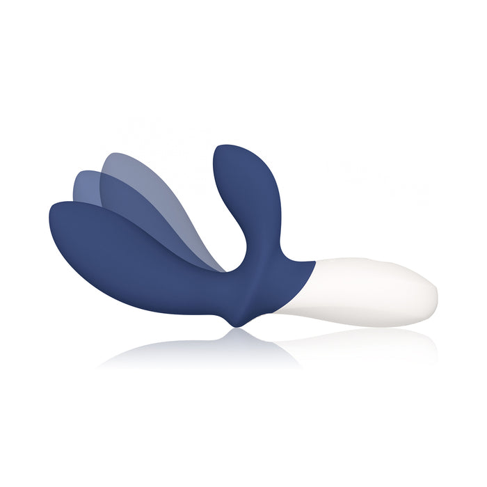 Lelo Loki Wave 2 Rechargeable Silicone Dual Stimulation Prostate Vibrator Base Blue