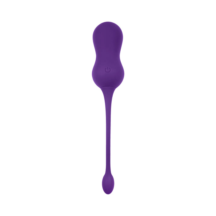 Playboy Double Time Rechargeable Remote Controlled Vibrating Silicone Dual Kegel Balls Acai