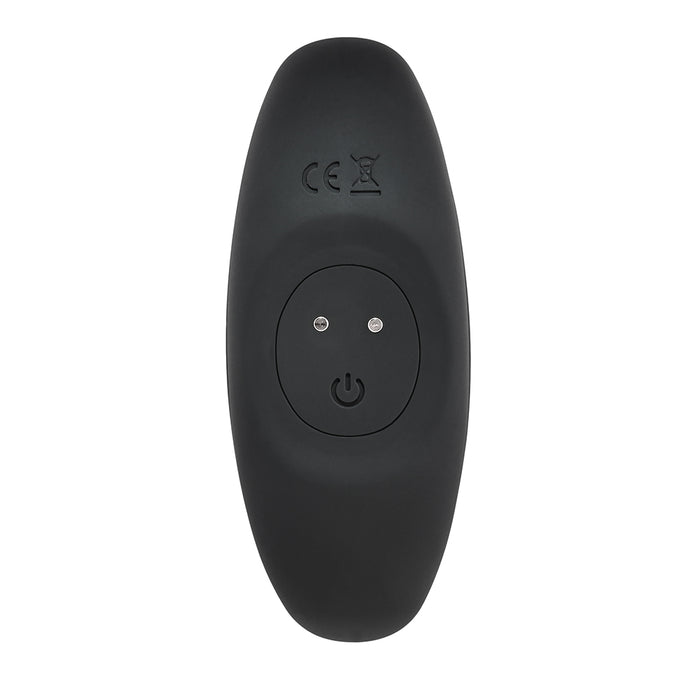 Playboy Trust The Thrust Thrusting Vibrating Anal Plug Black
