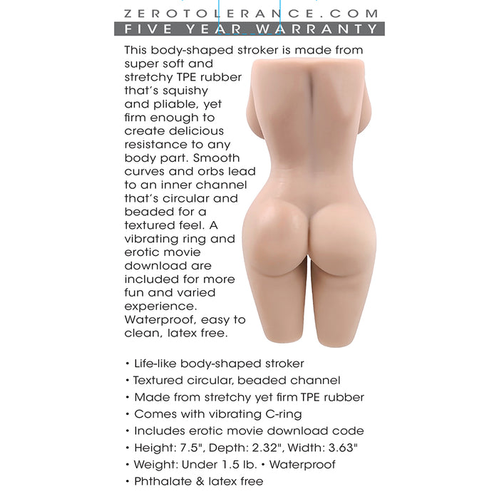 Zero Tolerance Body Language Stroker TPE Light