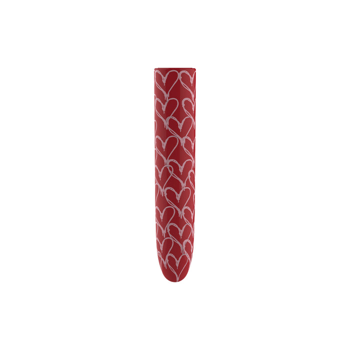Luv Inc Hb82 Heart Bullet Vibrator Red