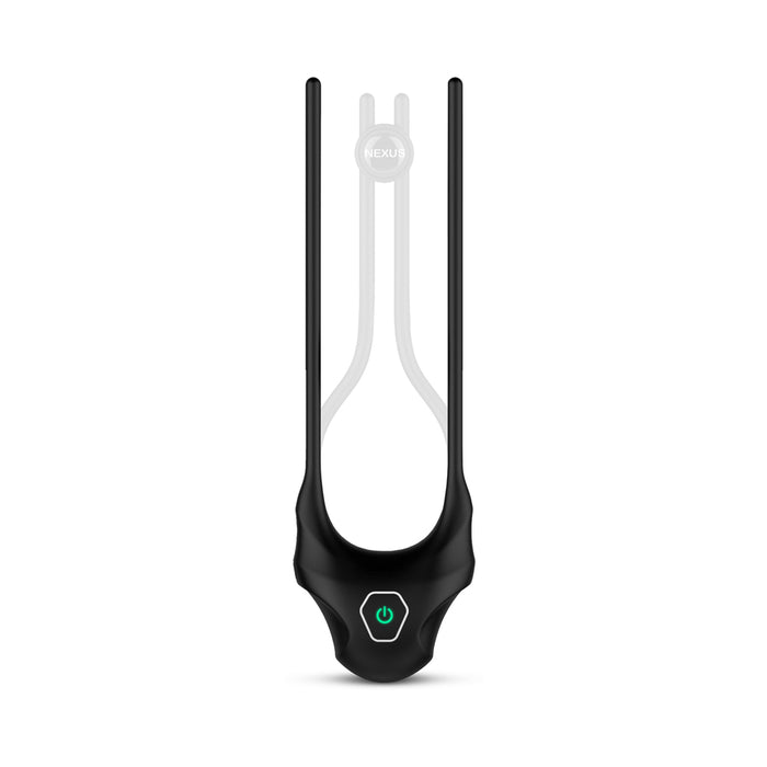 Nexus Forge Adjustable Vibrating Cock Ring Black