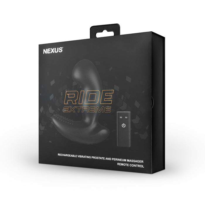 Nexus Ride Extreme Remote Control Prostate Dual Motor Vibrator Black