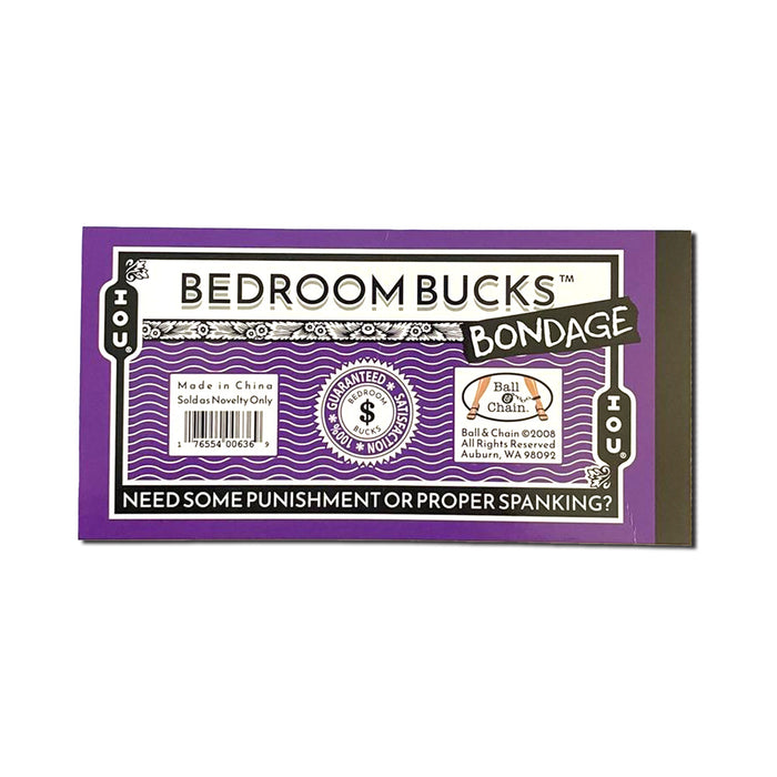 Bedroom Bucks Bondage
