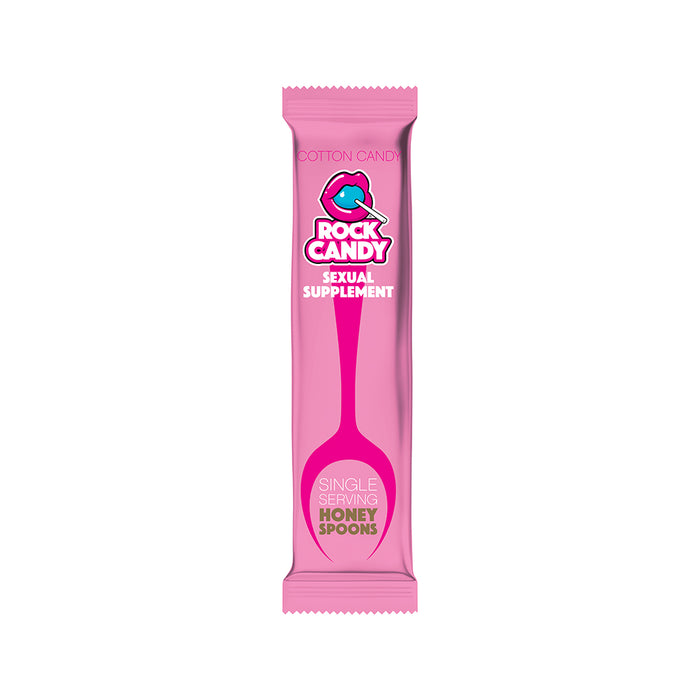 Rock Candy Honey Spoon Supplement Cotton Candy 24-Piece Display