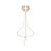 Bijoux Indiscrets Desir Metallique Mesh Collar Gold