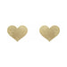 Bijoux Indiscrets Flash Reusable Glitter Pasties Heart Gold