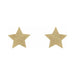 Bijoux Indiscrets Flash Reusable Glitter Pasties Star Gold