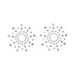 Bijoux Indiscrets Mimi Rhinestone Pasties Circles Crystal Clear