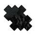 Nippies Basic Black Crosses Pasties Size C