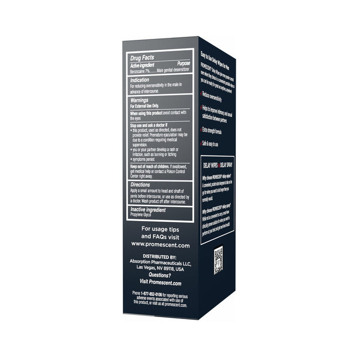 Promescent Delay Wipes 7-Pack