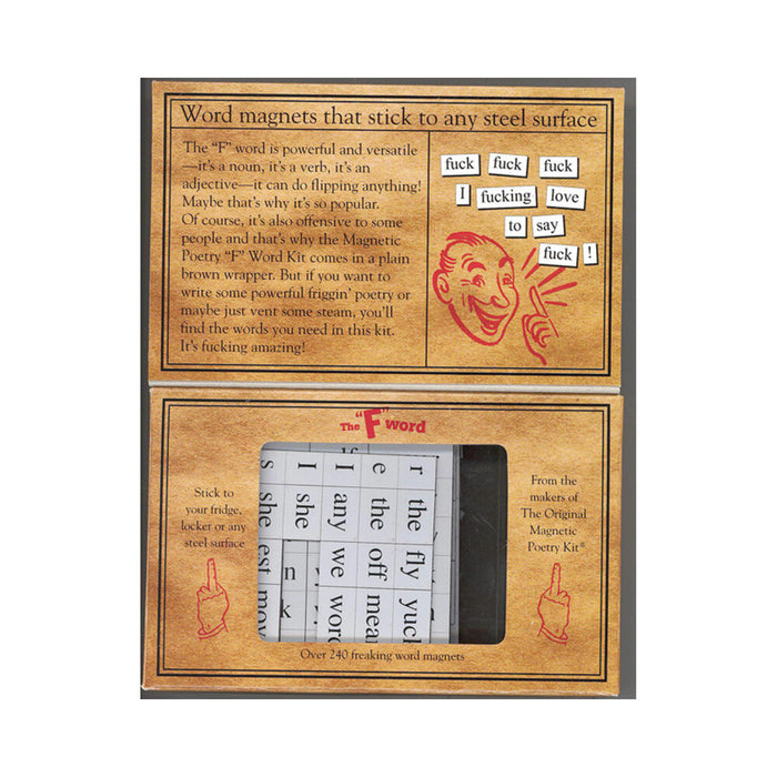Magnetic Poetry Kit: The F Word