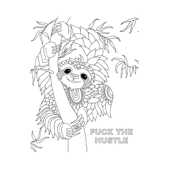 Happy as F*ck Coloring Book