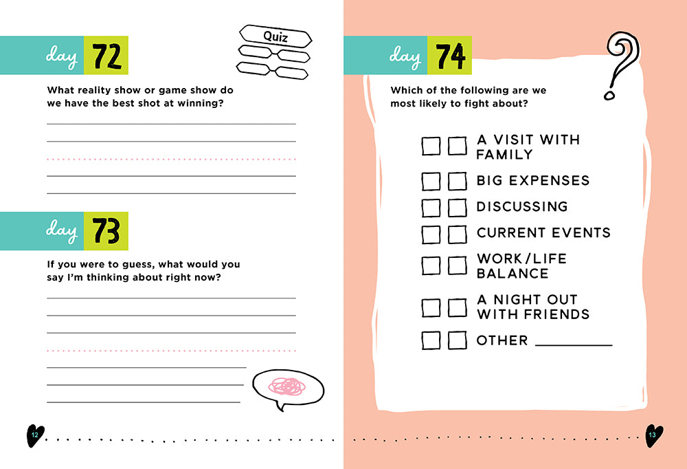 A Year of You & Me Journal