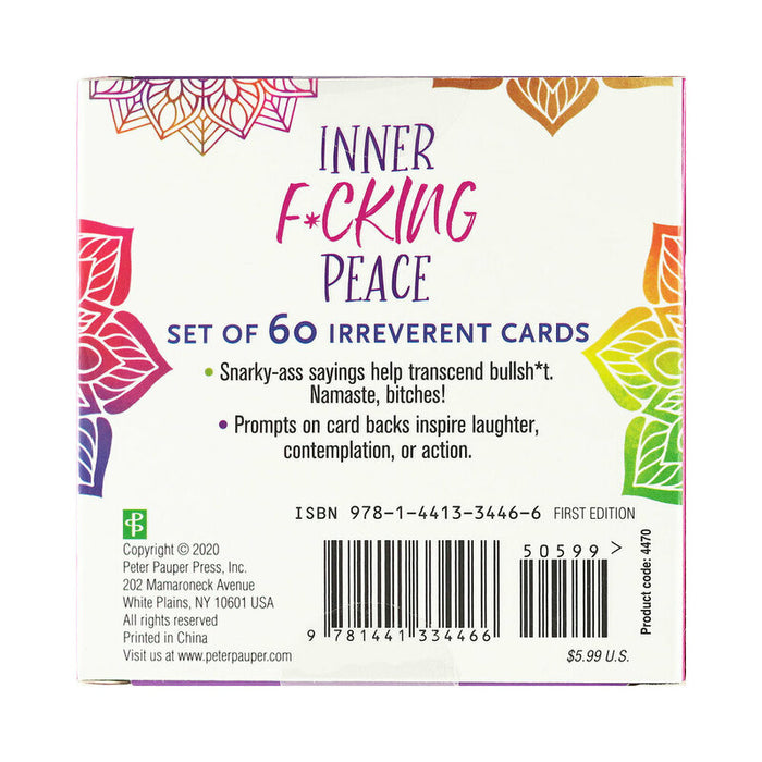 Inner Fucking Peace Cards (Set of 60)