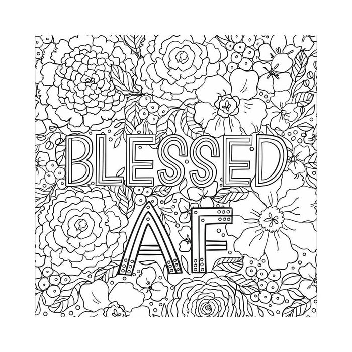 Inner Fucking Peace Coloring Book