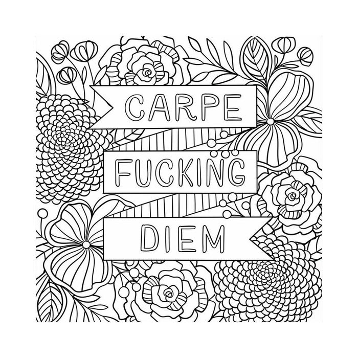 Inner Fucking Peace Coloring Book