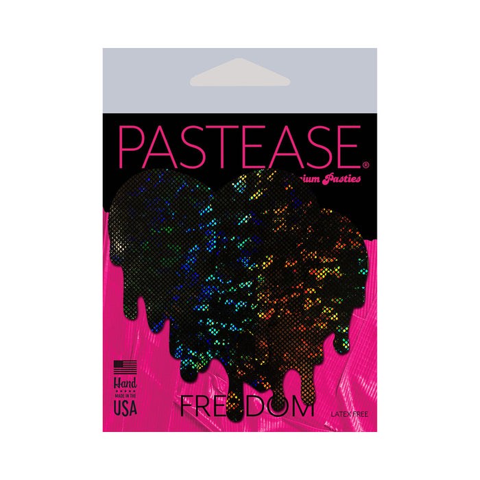 Pastease Melted Heart Pasties Black
