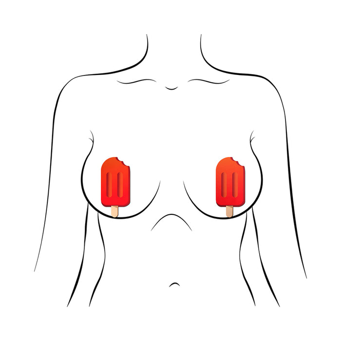 Pastease Cherry Red Popsicle Pasties