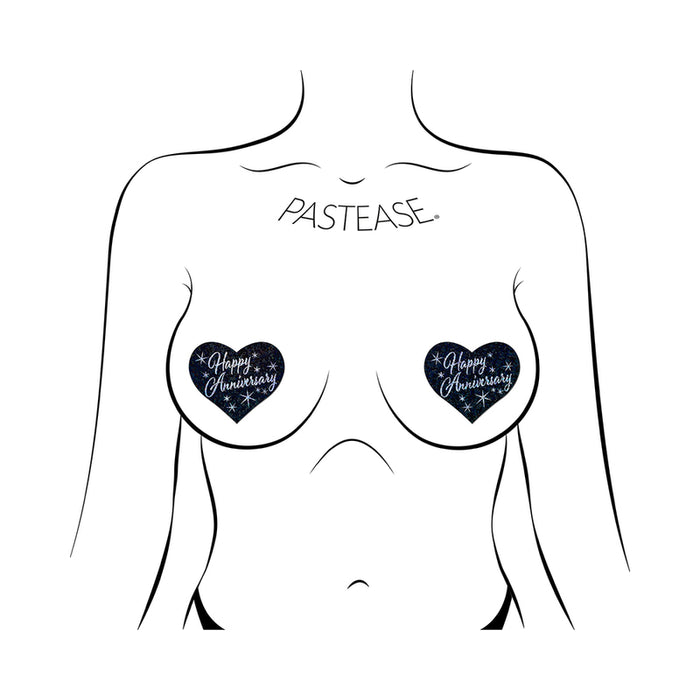 Pastease Happy Anniversary Heart Pasties