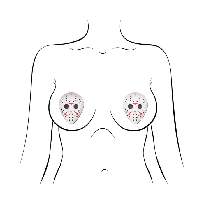Pastease Halloween Jason Hockey Mask Pasties