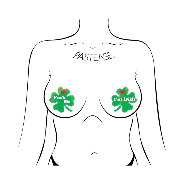 Pastease Fuck Me I'm Irish Shamrock Pasties