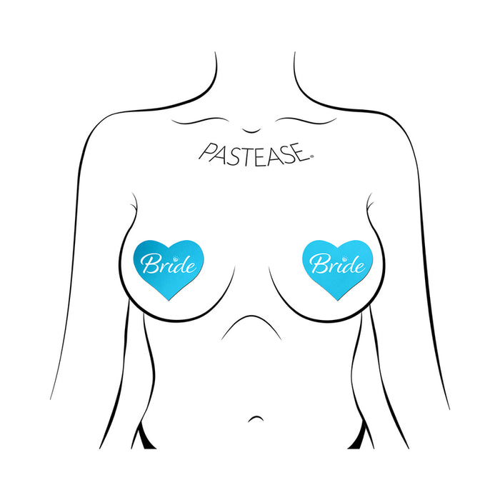 Pastease Bride Blue Heart Pasties