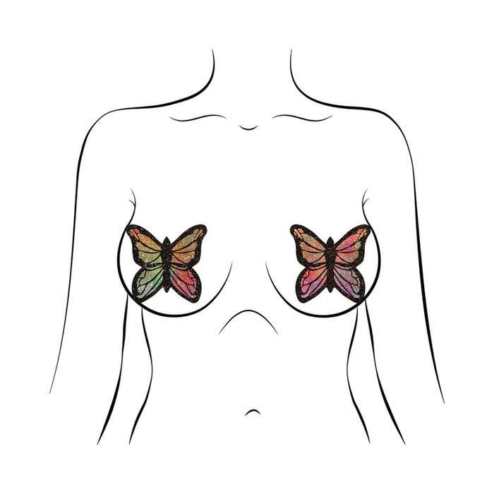 Pastease Glitter Butterfly Pasties Pastel Rainbow