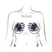 Pastease Skeleton Hands Pasties Black