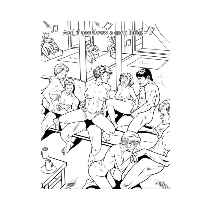 The Golden GILFs Porn Parody Coloring Book