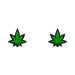 Weed Leaf Earrings
