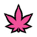 Weed Pin Pink Marijuana Leaf