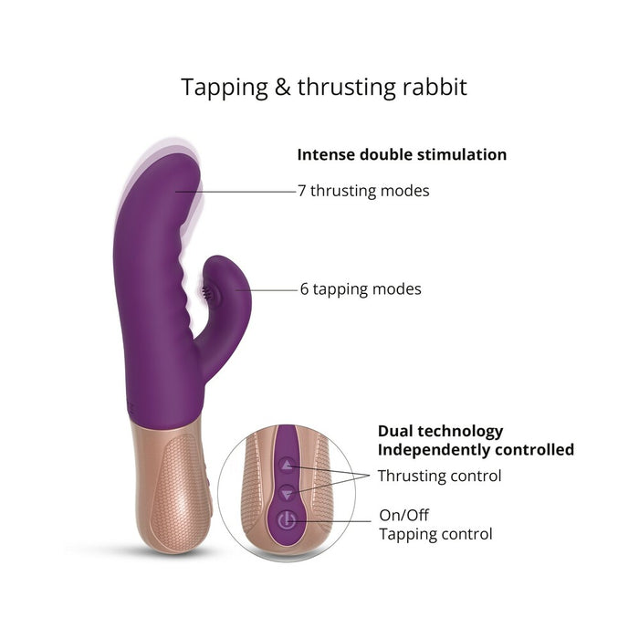 Love to Love Sassy Bunny Thrusting Rabbit Purple Rain