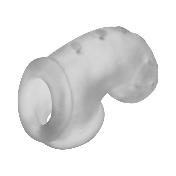 OxBalls Airlock Air-Lite Vented Chastity Clear Ice