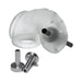OxBalls Airlock Electro Air-Lite Vented Chastity Clear Ice
