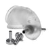 OxBalls Airlock Electro Air-Lite Vented Chastity Clear Ice