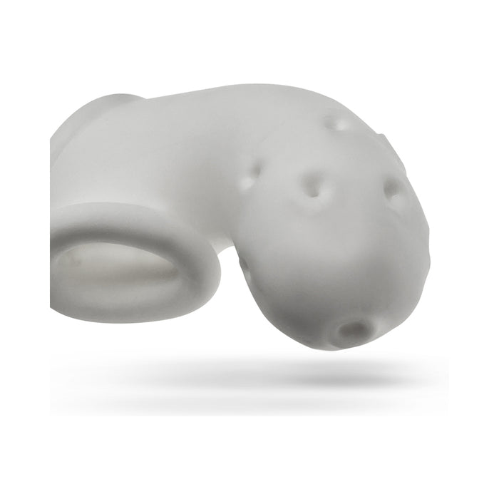 OxBalls Airlock Air-Lite Vented Chastity White Ice