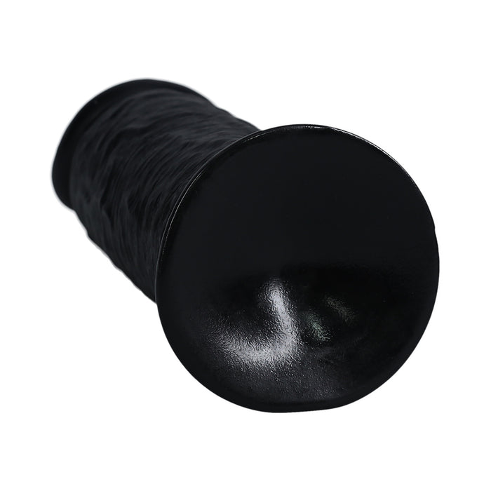 RealRock Extra Thick 8 in. Dildo Black