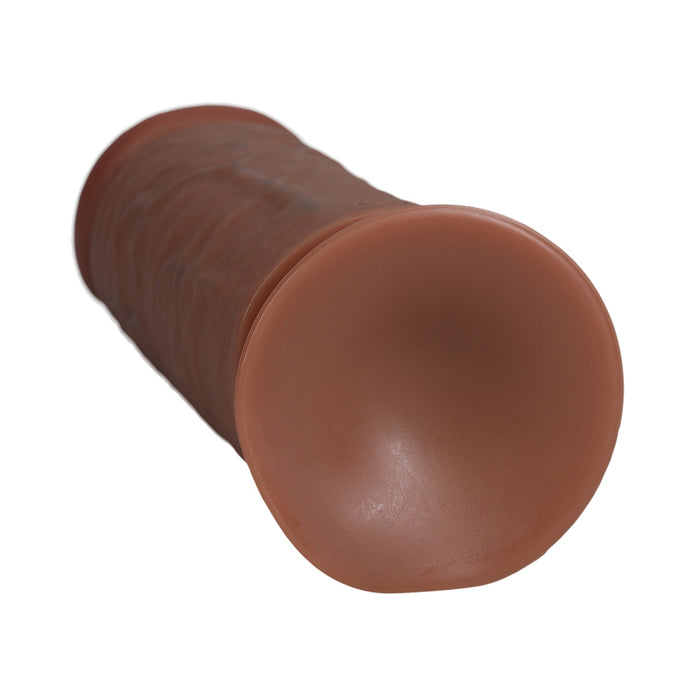 RealRock Extra Thick 9 in. Dildo Tan