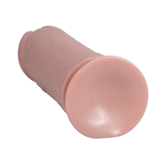 RealRock Extra Thick 10 in. Dildo Beige