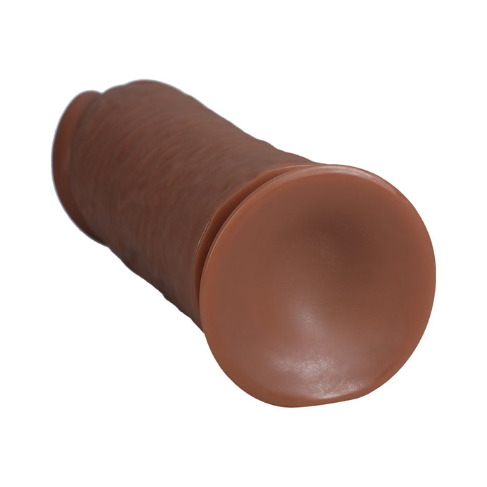 RealRock Extra Thick 10 in. Dildo Tan