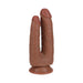 RealRock Double Trouble 5 in. / 6 in. Dildo Tan