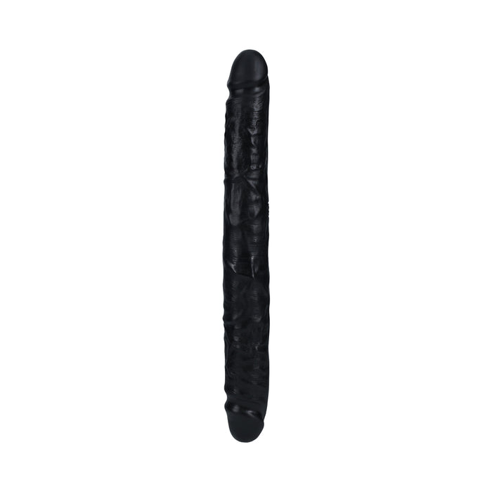 RealRock 12 in. Slim Double-Ended Dong Black