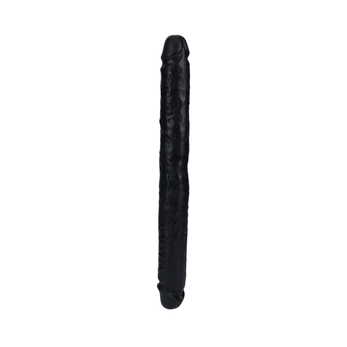 RealRock 14 in. Slim Double-Ended Dong Black