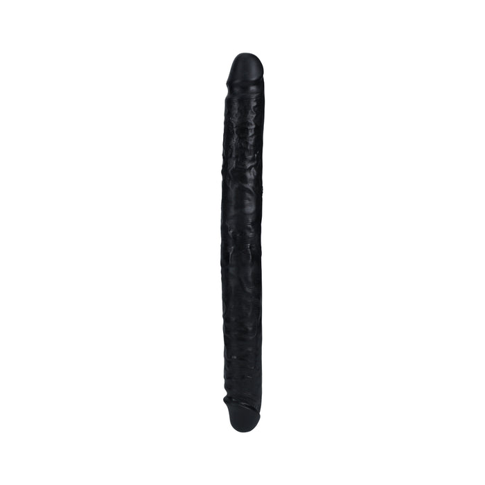 RealRock 14 in. Slim Double-Ended Dong Black