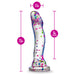 Neo Elite Hanky Panky 7.5 in. Glow-in-the-Dark Silicone Confetti Dildo