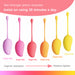 Honey Play Box Mango Tropical Weighted Kegel Ball 6-Piece Exercise Set Assorted Color