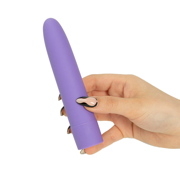 Simple & True Eezy Pleezy Classic Vibrator 5.5 in. Purple